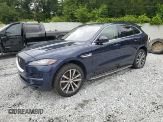 2018 Jaguar F-Pace 30t Prestige z VIN SADCK2GXXJA328144, wystawiony jako Copart lot #58769025 z przebiegiem 84 684 mil mil oraz Czysty tytuł • Clean title. Historia ofert i sprzedaży dostępna na DreamBid. Obrazek 1.