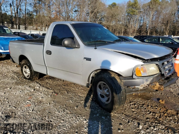 2002 Ford F-150 XL with VIN 1FTRF17202NB11513, listed as a Copart auction lot 85773084 with 120,443 mi miles and Salvage Title. Bid and sale history available at carsss.com. Image 4.