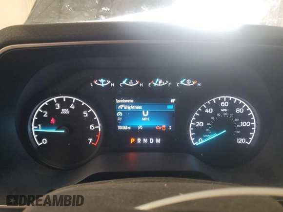2021 Ford F-150 XL with VIN 1FTMF1EP8MKD83806, listed as a Copart auction lot 48136935 with 104,148 mi miles and Clean title. Bid and sale history available at DreamBid. Image 9.