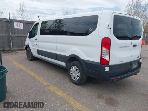 2023 Ford Transit Passenger XL with VIN 1FBAX2YG3PKA63237, listed as a IAAI auction lot 41996063 with 58,429 mi miles and . Bid and sale history available at DreamBid. Image 3.