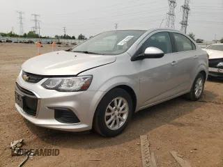 2020 Chevrolet Sonic LT with VIN 1G1JD5SB4L4106459, listed as a Copart auction lot 59321815 with 43,214 mi miles and Salvage title. Bid and sale history available at DreamBid. Image 1.