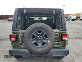 2021 Jeep Wrangler Sport with VIN 1C4GJXAG3MW737454, listed as a Copart auction lot 50967585 with 29,330 mi miles and Salvage Title. Bid and sale history available at DreamBid. Image 6.