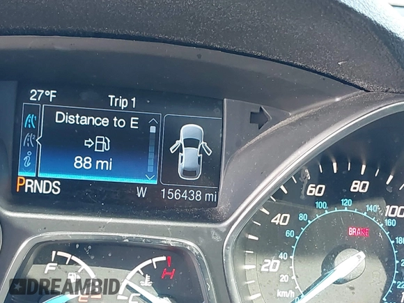 2015 Ford Escape Titanium with VIN 1FMCU0J92FUB55712, listed as a IAAI auction lot 41627867 with 156,438 mi miles. Bid and sale history available at carsss.com. Image 15.