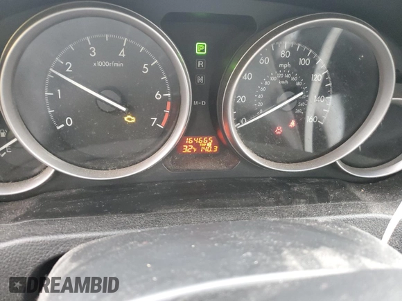 2011 Mazda 6 i Grand Touring with VIN 1YVHZ8CH5B5M27165, listed as a Copart auction lot 45217765 with 164,665 mi miles and Salvage Title. Bid and sale history available at DreamBid. Image 9.