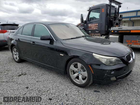 2008 BMW 5 Series 528i with VIN WBANU53588CT03677, listed as a Copart auction lot 49956525 with 183,194 mi miles and Salvage Title. Bid and sale history available at carsss.com. Image 4.