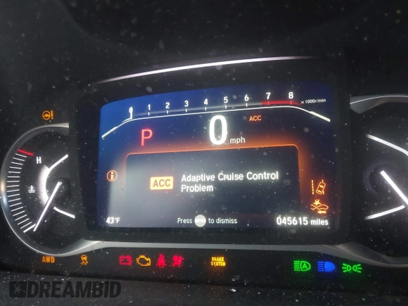 2022 Honda Passport Elite z VIN 5FNYF8H05NB013145, wystawiony jako IAAI lot #41355097 z przebiegiem 45 615 mil mil oraz . Historia ofert i sprzedaży dostępna na DreamBid. Obrazek 7.
