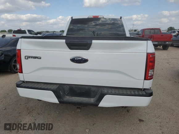 2017 Ford F-150 XL with VIN 1FTEX1CP7HKD96962, listed as a Copart auction lot 52724385 with 117,889 mi miles and Salvage title. Bid and sale history available at DreamBid. Image 6.
