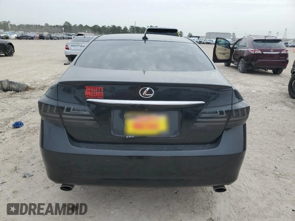 2012 Lexus ES with VIN JTHBK1EG5C2495527, listed as a Copart auction lot 48374535 with 161,092 mi miles and Salvage Title. Bid and sale history available at carsss.com. Image 6.