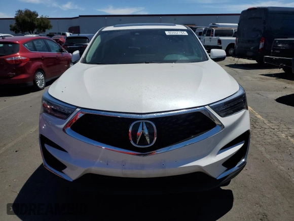 2021 Acura RDX Technology with VIN 5J8TC2H53ML038361, listed as a Copart auction lot 65662784 with Not Provided miles and Salvage Title. Bid and sale history available at DreamBid. Image 5.
