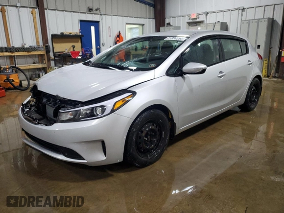 2017 Kia Forte5 LX with VIN KNAFK5A8XH5704627, listed as a Copart auction lot 51054265 with 152,846 mi miles and Salvage Title. Bid and sale history available at carsss.com. Image 1.