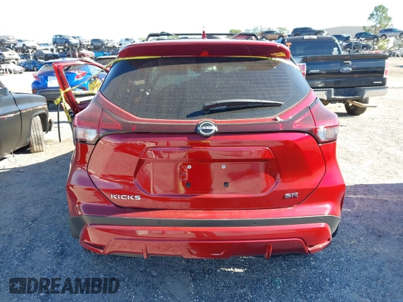 2024 Nissan Kicks SR with VIN 3N1CP5DV9RL529929, listed as a IAAI auction lot 41211464 with 7,695 mi miles and . Bid and sale history available at carsss.com. Image 16.