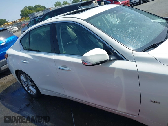 2019 Infiniti Q50 Luxe z VIN JN1EV7AP6KM518902, wystawiony jako IAAI lot #40292944 z przebiegiem 73 683 mil mil oraz . Historia ofert i sprzedaży dostępna na DreamBid. Obrazek 13.