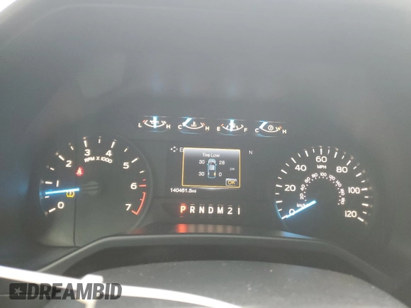 2016 Ford F-150 XL with VIN 1FTEX1CP0GKF41032, listed as a Copart auction lot 42196095 with 140,461 mi miles and Salvage Title. Bid and sale history available at carsss.com. Image 9.