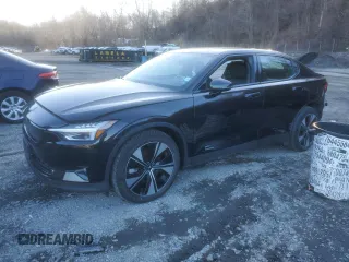 2024 Polestar 2 with VIN YSMFD3KA1RL222424, listed as a Copart auction lot 47779655 with 8,575 mi miles and Salvage Title. Bid and sale history available at carsss.com. Image 1.
