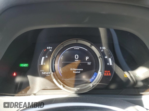 2021 Lexus UX with VIN JTHE9JBH4M2039025, listed as a Copart auction lot 41809335 with 58,569 mi miles and Salvage Title. Bid and sale history available at carsss.com. Image 9.