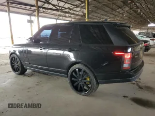 2016 Land Rover Range Rover Supercharged с VIN SALGS2EF6GA262345, выставлен на аукционе Copart как лот 48425745 с пробегом 42 385 миль миль и Списание • Salvage title. История ставок и продаж доступна на DreamBid. Изображение 2.