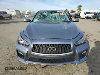 2014 Infiniti Q50 Premium with VIN JN1BV7AP0EM671637, listed as a Copart auction lot 47119015 with 141,459 mi miles and Salvage Title. Bid and sale history available at carsss.com. Image 5.
