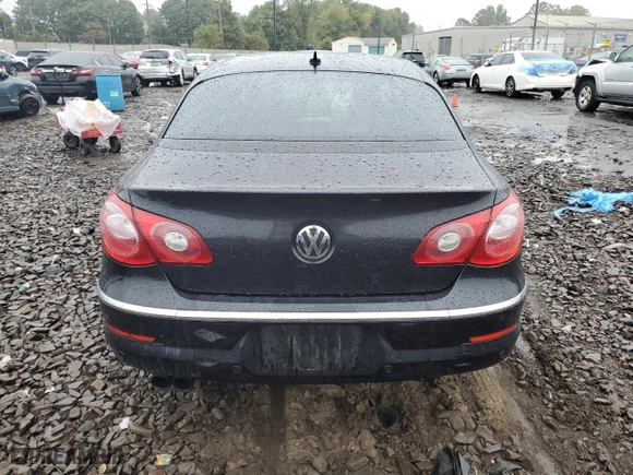 2010 Volkswagen CC Luxury with VIN WVWHP7AN8AE551637, listed as a Copart auction lot 72438004 with NaN miles and Salvage Title. Bid and sale history available at carsss.com. Image 6.