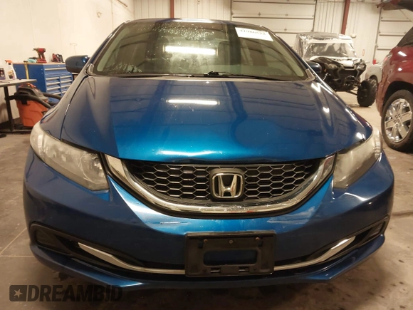 2015 Honda Civic Sedan LX with VIN 2HGFB2F51FH558237, listed as a IAAI auction lot 41986522 with 122,414 mi miles. Bid and sale history available at carsss.com. Image 13.