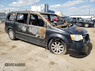 2010 Chrysler Town & Country Touring Plus with VIN 2A4RR8DX8AR361044, listed as a Copart auction lot 48940705 with Not Provided miles and Salvage Title. Bid and sale history available at DreamBid. Image 4.