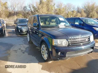 2013 Land Rover Range Rover Sport HSE LUX with VIN SALSK2D44DA784767, listed as a IAAI auction lot 41759714 with 178,727 mi miles. Bid and sale history available at carsss.com. Image 1.