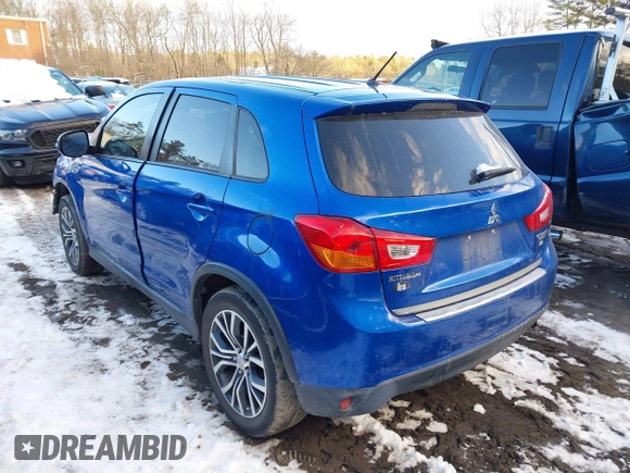 2016 Mitsubishi Outlander Sport 2.4 ES with VIN JA4AR3AWXGZ023932, listed as a IAAI auction lot 41538282 with 98,108 mi miles. Bid and sale history available at carsss.com. Image 3.