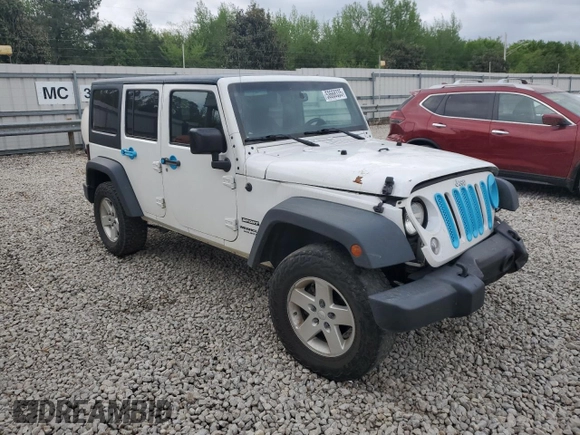2016 Jeep Wrangler Unlimited Sport with VIN 1C4HJWDG1GL200419, listed as a Copart auction lot 53668335 with 111,835 mi miles and Salvage title. Bid and sale history available at DreamBid. Image 4.