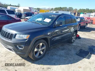 2014 Jeep Grand Cherokee Limited with VIN 1C4RJEBT5EC189033, listed as a IAAI auction lot 41156781 with 126,367 mi miles and . Bid and sale history available at DreamBid. Image 17.