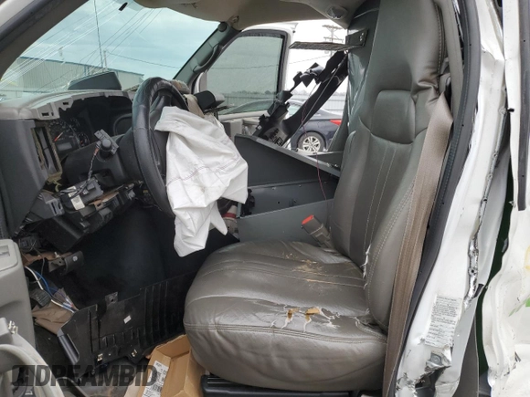 2012 Chevrolet Express Cargo with VIN 1GCZGUCG6C1192848, listed as a Copart auction lot 42388714 with Not Provided miles and Salvage Title. Bid and sale history available at DreamBid. Image 7.