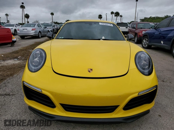 2019 Porsche 911 Carrera with VIN WP0AA2A93KS104130, listed as a Copart auction lot 74733714 with 43,418 mi miles and Salvage Title. Bid and sale history available at DreamBid. Image 5.