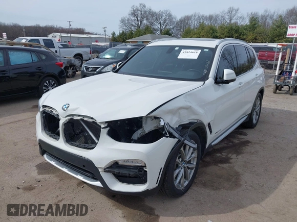 2018 BMW X3 xDrive30i with VIN 5UXTR9C56JLC72536, listed as a IAAI auction lot 41824618 with 125,434 mi miles and . Bid and sale history available at DreamBid. Image 6.