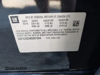 2014 Cadillac XTS with VIN 2G61L5S34E9261034, listed as a IAAI auction lot 41250779 with 178,218 mi miles. Bid and sale history available at carsss.com. Image 9.