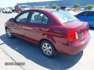 2009 Hyundai Accent Auto GLS with VIN KMHCN46C39U298942, listed as a IAAI auction lot 42562029 with 146,261 mi miles and . Bid and sale history available at DreamBid. Image 3.