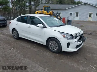2018 Kia Rio LX with VIN 3KPA24AB2JE095126, listed as a IAAI auction lot 41954261 with 50,590 mi miles. Bid and sale history available at carsss.com. Image 1.