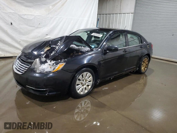 2011 Chrysler 200 LX with VIN 1C3BC4FB6BN566772, listed as a Copart auction lot 45026305 with 212,306 mi miles and Salvage Title. Bid and sale history available at carsss.com. Image 1.