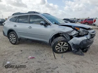 2021 Subaru Outback Premium with VIN 4S4BTADC8M3184923, listed as a Copart auction lot 61628025 with 76,408 mi miles and Salvage title. Bid and sale history available at DreamBid. Image 4.
