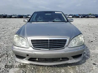 2005 Mercedes-Benz S 55 AMG with VIN WDBNG74J15A455422, listed as a Copart auction lot 54791415 with 144,796 mi miles and Clean Title. Bid and sale history available at DreamBid. Image 5.