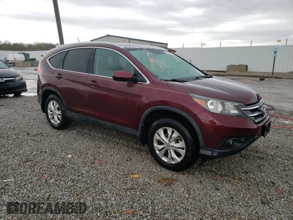 2013 Honda CR-V EX-L with VIN 5J6RM4H77DL080772, listed as a Copart auction lot 51471155 with 165,604 mi miles and Non Repairable. Bid and sale history available at carsss.com. Image 4.