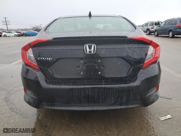 2018 Honda Civic Sedan EX-T with VIN JHMFC1F36JX010967, listed as a Copart auction lot 45357525 with 55,804 mi miles and Salvage Title. Bid and sale history available at carsss.com. Image 6.