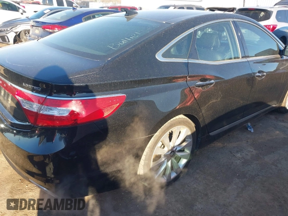 2016 Hyundai Azera Limited with VIN KMHFH4JGXGA547217, listed as a IAAI auction lot 41015224 with 45,394 mi miles and . Bid and sale history available at DreamBid. Image 4.