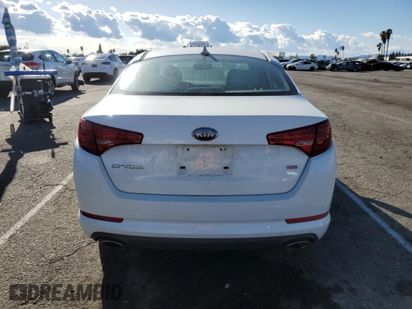 2013 Kia Optima LX with VIN KNAGM4A73D5351416, listed as a Copart auction lot 48434925 with 120,470 mi miles and Clean Title. Bid and sale history available at carsss.com. Image 6.