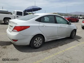 2017 Hyundai Accent SE with VIN KMHCT4AE1HU377863, listed as a Copart auction lot 52044595 with 83,150 mi miles and Salvage Title. Bid and sale history available at carsss.com. Image 3.