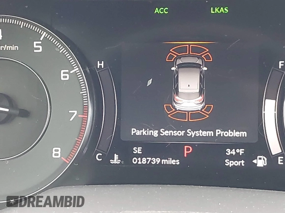 2020 Acura RDX Advance with VIN 5J8TC2H72LL022362, listed as a IAAI auction lot 41254692 with 18,739 mi miles and . Bid and sale history available at DreamBid. Image 15.