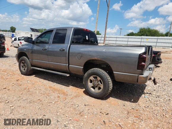 2007 Dodge 2500 SLT with VIN 3D7KS28A37G856156, listed as a Copart auction lot 63818225 with 371,510 mi miles and Salvage title. Bid and sale history available at DreamBid. Image 2.