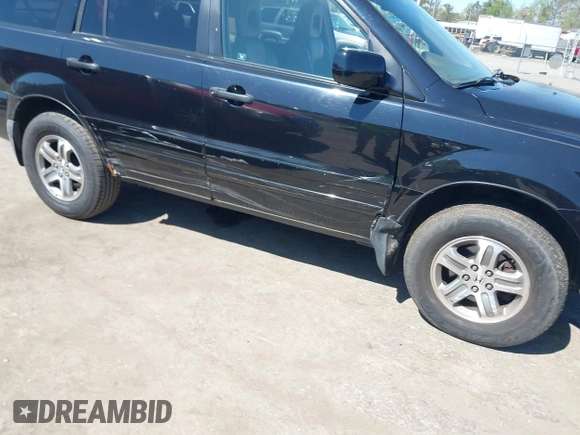 2005 Honda Pilot EX-L z VIN 5FNYF18665B023730, wystawiony jako IAAI lot #41989012 z przebiegiem 202 022 mil mil oraz . Historia ofert i sprzedaży dostępna na DreamBid. Obrazek 6.