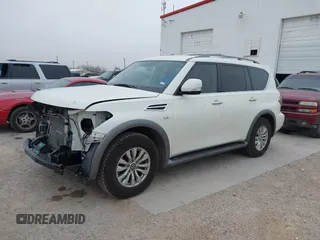 2020 Nissan Armada SV with VIN JN8AY2ND4LX016965, listed as a IAAI auction lot 41426843 with 62,523 mi miles. Bid and sale history available at carsss.com. Image 13.