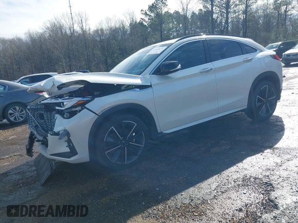 2022 Infiniti QX55 Luxe с VIN 3PCAJ5J33NF102974, выставлен на аукционе IAAI как лот 41453671 с пробегом 56 750 миль миль и . История ставок и продаж доступна на DreamBid. Изображение 2.