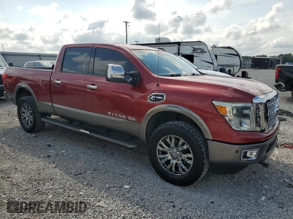 2016 Nissan Titan Pro-4X z VIN 1N6BA1F49GN500013, wystawiony jako Copart lot #67043695 z przebiegiem 93 034 mil mil oraz Nie do naprawy • Non repairable. Historia ofert i sprzedaży dostępna na DreamBid. Obrazek 4.