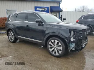 2020 Kia Telluride EX with VIN 5XYP34HCXLG071703, listed as a Copart auction lot 51601905 with 76,529 mi miles and Salvage Title. Bid and sale history available at DreamBid. Image 4.