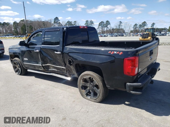 2018 Chevrolet Silverado 1500 High Country with VIN 3GCUKTEJ9JG131407, listed as a Copart auction lot 47297505 with 69,196 mi miles and Salvage Title. Bid and sale history available at DreamBid. Image 2.
